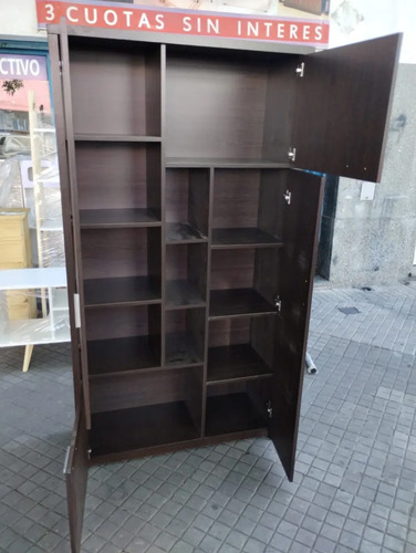 Modular Cristalero Living Comedor Melamina. 1.00 Mt Toledo