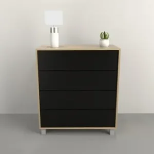 D_700920-MLA45131224303_032021-O.webp Cajonera Chiffonier 4 Cajones- Sistema Push. Cod. 6055