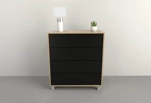 D_700920-MLA45131224303_032021-O.webp Cajonera Chiffonier 4 Cajones- Sistema Push. Cod. 6055