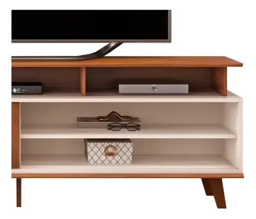 Rack Para Tv Flow, 1 Puerta Corrediza- 170 X 60- Dj Moveis