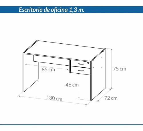 D_702888-MLA100064056541_122025-O.webp Escritorio Piro 911 Melamina De 1300mm X 750mm X 724mm Negro Haya
