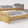 Cama Nido Doble Sin Carro Cama- Pino Lustrado- Cod. 109