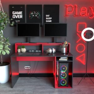 D_704077-MLA108170877588_032026-O.jpg Escritorio Gamer Dual 129 X 60 Cod. 3088 Tables