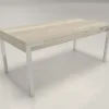 Mesa Cocina Comedor Capri Fija 140 X 0.90. Base Cromada