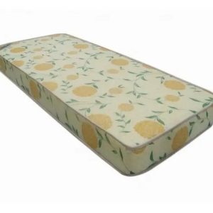 Colchon Espuma 1 Plaza 0.80 Mts. Tela Sabana Matelasseado Tropical 80-18