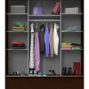 Ropero Placard Organizador- 2 Ptas Corred. 3 Caj. Pc-180