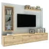 Panel Tv Rack Flotante Dro04 Varillado Hasta 65