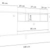 D_708211-MLA108542838956_032026-O.jpg Rack Mesa Para Tv Led 65 Escandinava Dl 882- 180 X 65 X 35