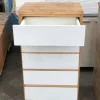 Cajonera Chifonier Comoda Paraiso Blanco 105 X 60 X 43
