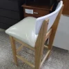 Taburete Banqueta Alta Con Respaldo Madera Cod. 139 Mediterr