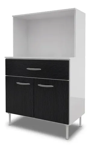 D_709857-MLA31016973935_062019-O.webp Mueble Bajo Para Microondas 2 Puertas 1 Cajon Dl 630 Blanco