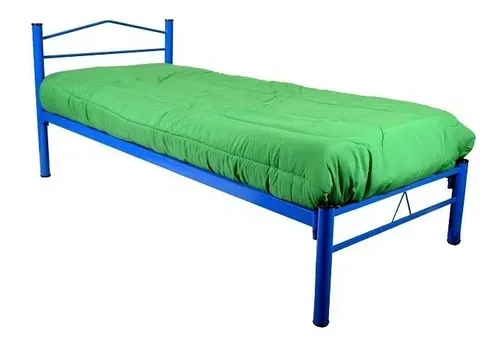 Cama 1 Plaza. 80 Cm. Caño Reforzado. Mod. Capilla.
