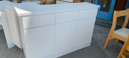 Bahiut Rack Vajillero 3 Caj. 4 Puertas- Mdf- 140 X 90 X 39