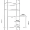 D_711689-MLA79175200320_092024-O.webp Biblioteca Estanteria Con Puertas Estructura De Caño- Dst 22