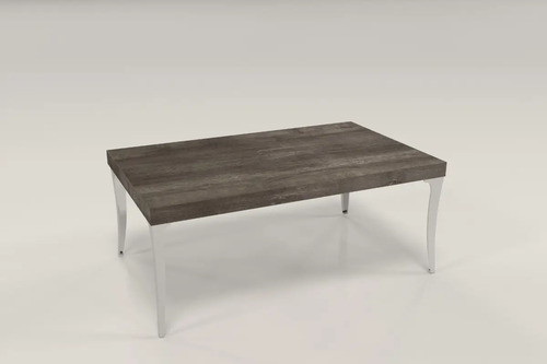 Mesa De Living Luar- Fija- Patas Cromadas- 90 X 56