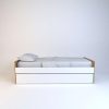 Cama 1 Plaza 0.80 Mts. Con Marinera. Melamina. Dolfin
