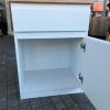 Mesa De Luz 1 Puerta, 1 Cajon- Blanco Tapa Paraiso- Prisma