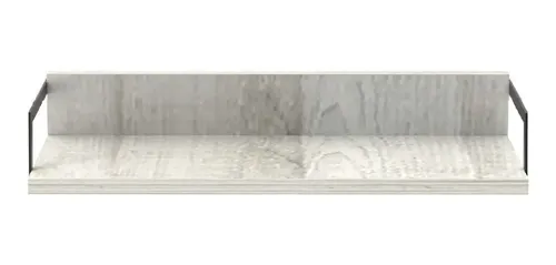 Estante Flotante Con Mensula. Melamina- Caño. 60 X 22 X 10