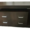Excelente Rack Mesa Tv- Led Minimalista 2 Cajones Melamina