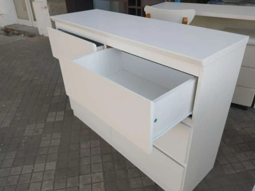 Comoda Chiffonier Laqueada Con 6 Cajones Prisma- 116-86-39