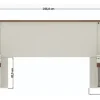 Respaldo De Sommier Queen Con Mesas De Luz Color Jatoba