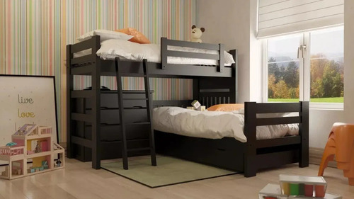 Cama Cucheta Rinconera- Pino Lustrado Cod. 209- Pacifico