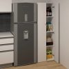 D_718260-MLU76607458062_062024-O.jpg Despensero Cocina Alacena Organizador 2 Puertas 4 Estantes Blanco Melamina Resistente Alto 180 Cm Multiuso Guardado Despensa Hogar Comedor Moderna Fácil Limpieza D062 Dielfe