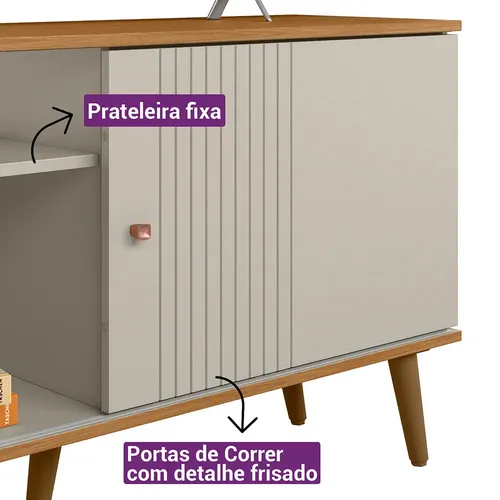D_718417-MLU72272729726_102023-O.webp Estante Para Tv Rubi Linea Brasil De 50 Pulgadas, Color Natural/blanco Roto