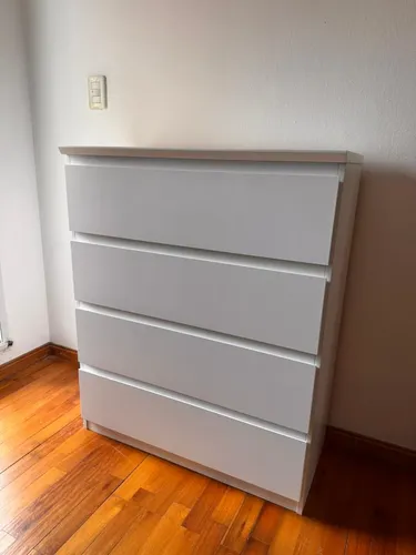Comoda Chifonier Prisma 4 Cajones. Mdf Laqueado- 93 X 80 X40
