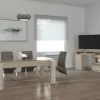 Mesa Fija Rectangular 1.80 X 0.90- Con Tapa De Vidrio- Vitro