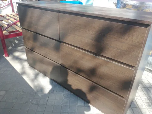 Comoda Chiffonier Cajonera 6 Cajones Mdf- 140 X 85 X 44