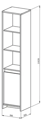 D_720344-MLA89209798712_082025-O.webp Columna Organizador Linea Niza 183 X 40 X 35- Cpn 040