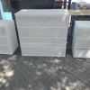 Cómoda Chifonier 90 Cm 4 Cajones + 2 Mesas De Luz 3 Cajones