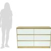 Comoda Cajonera 6 Cajones 120 X 75 X 40. Melamina. Cod. 839