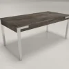 D_722429-MLA83881758433_042025-O.webp Mesa Cocina Comedor Extensible 140 A 185 X 0.90. B. Cromado