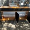 Bahiut Vajillero 4 Puertas, 4 Cajones. 180 X 90 X 40- Negro