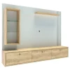 Panel Tv Rack Flotante Dro04 Varillado Hasta 65