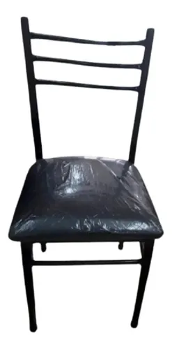 Silla Cocina Comedor Caño 1 Economica- Asiento Tapizado