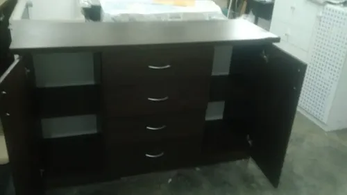 Comoda Chiffoniers Melamina 1.40 Mts. 2 Puertas 4 Cajones