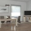 Mesa Fija Rectangular 1.80 X 0.90- Con Tapa De Vidrio- Vitro
