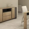 Bahiut Vajillero Dynamic 180 X 85 Con Usb, Cajones Y Puertas
