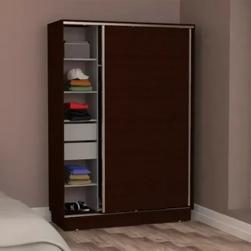 Ropero Placard Organizador- 2 Ptas Corred. 2 Caj. Pe-135