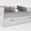 Divan Cama Con Carro Cama Mediterraneo Cod. 110 Pino Lustra