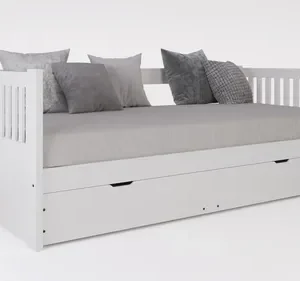 Divan Cama Con Carro Cama Mediterraneo Cod. 110 Pino Lustra