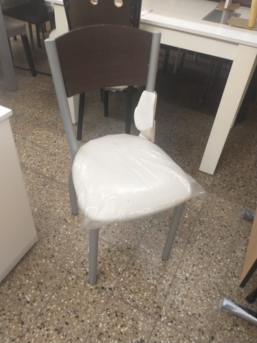6 Sillas Caño Reforzado Con Respaldo Bajo S 3500 Ripa
