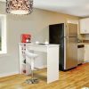 Barra Cocina Desayunador. Melamina. 120 X 102 X 50 Cod. 360