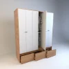 Ropero Placard 6 Puertas, 7 Cajones. 1.80 X 2.12- Cod. 6008