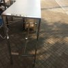 Mesa Barra Desayunador. Tapa Melamina Base Cromada 120 X 45.