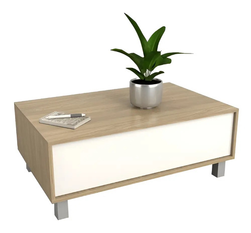 D_727159-MLA95634147156_102025-O.jpg Mesa Ratona Moderna Escandinava 91x60 Cm Cajon Oculto Living Color Olmo Everest