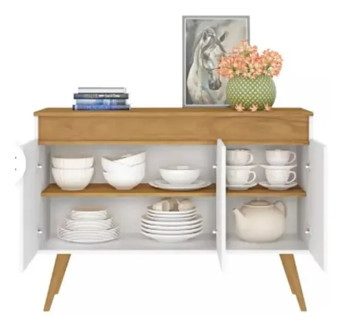 Bahiut Vajillero Buffet Retro 3 Puertas 111 X 80 X 38- Rb 2